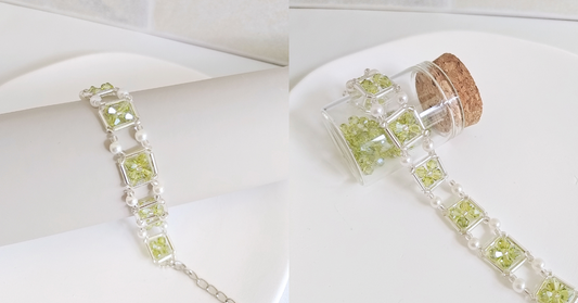 Embrace Spring's Renewal: The Story Behind Our Olive Green Beaded Bracelet