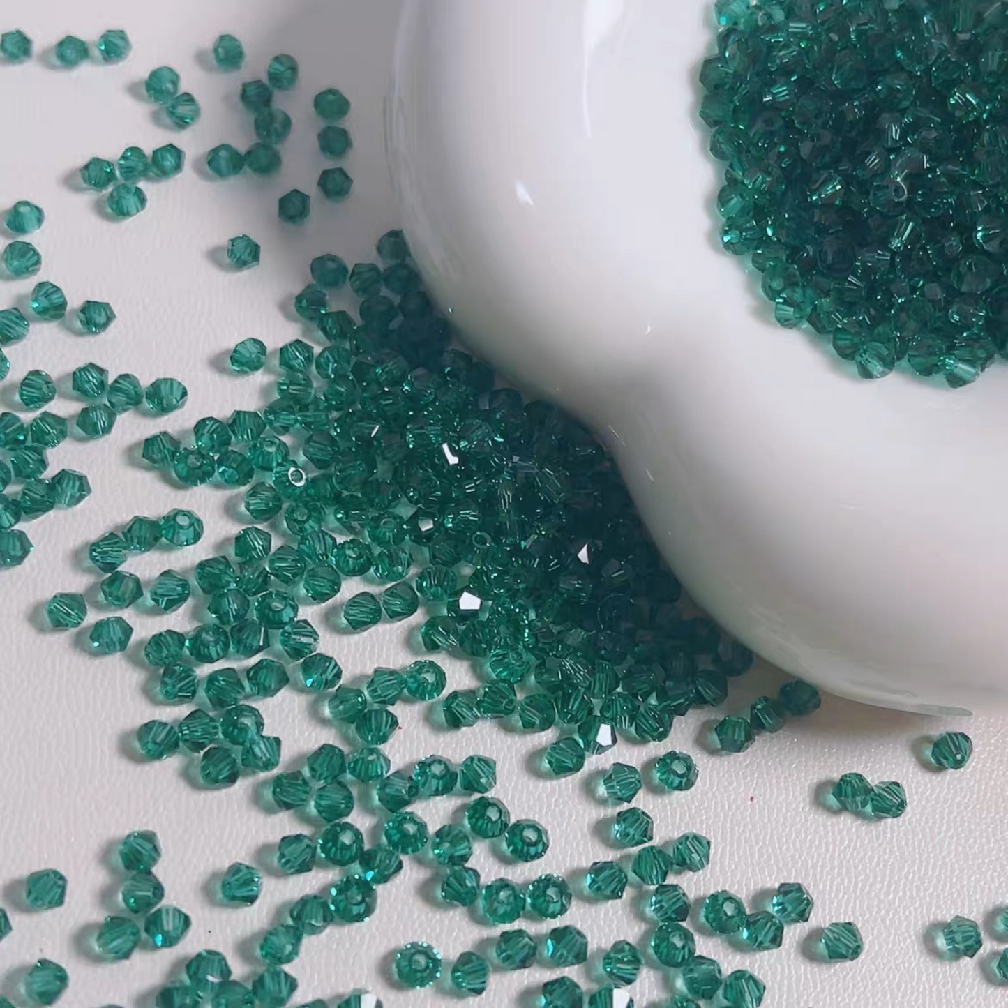 【No.101】DIY Bracelet Kit – “Passion” Red & Pink Crystal with Pearls | Complete Jewelry Making Set with Tutorial iFCraftorium