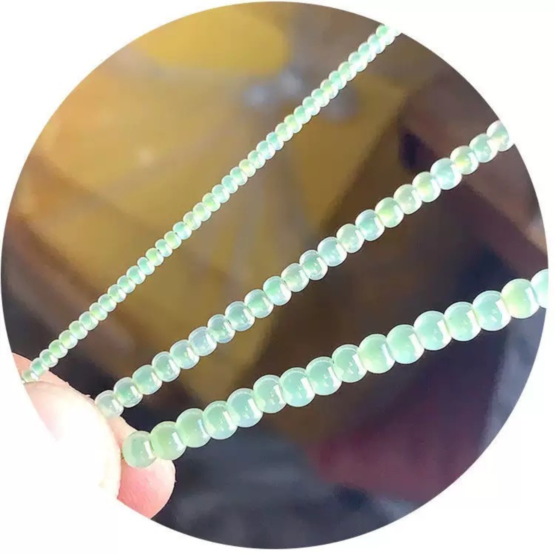 【S20】DIY Beading Supplies – 3mm Frosted Glass Seed Beads, Mixed Colors iFCraftorium