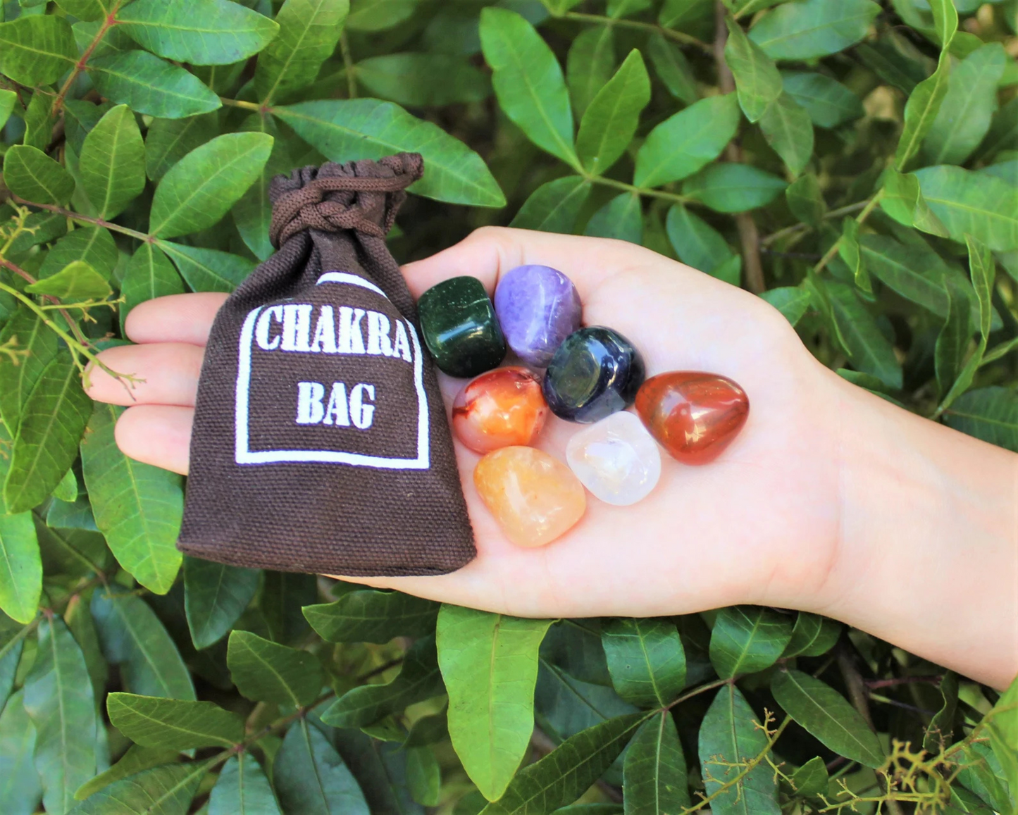 Seven chakra gemstones