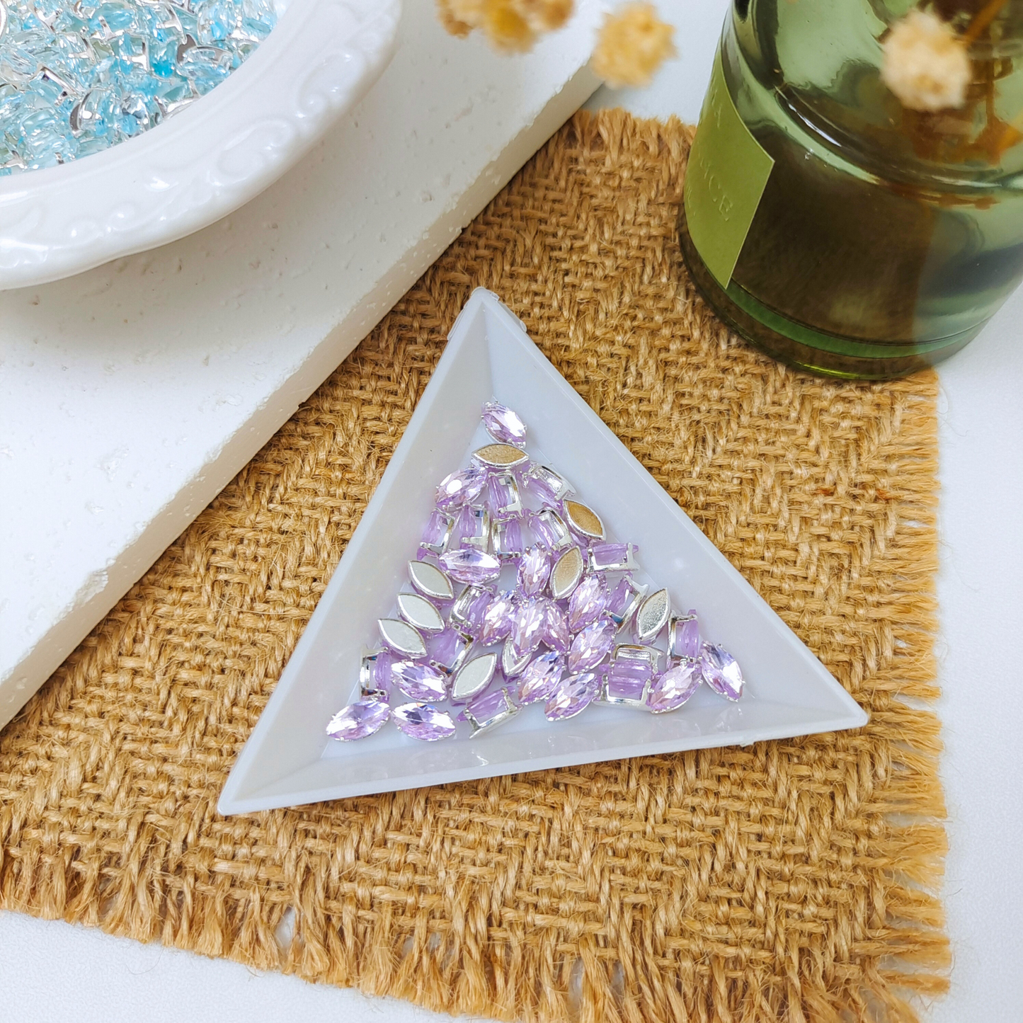 【No.36】 DIY Little Butterfly Bracelet Craft Kit – Handmade Jewelry Pastel Zircon & Beads with Full Tutorial
