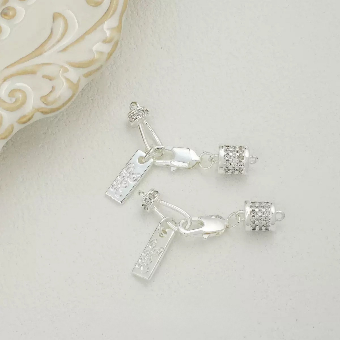 Silver lobster clasp for DIY jewelry making