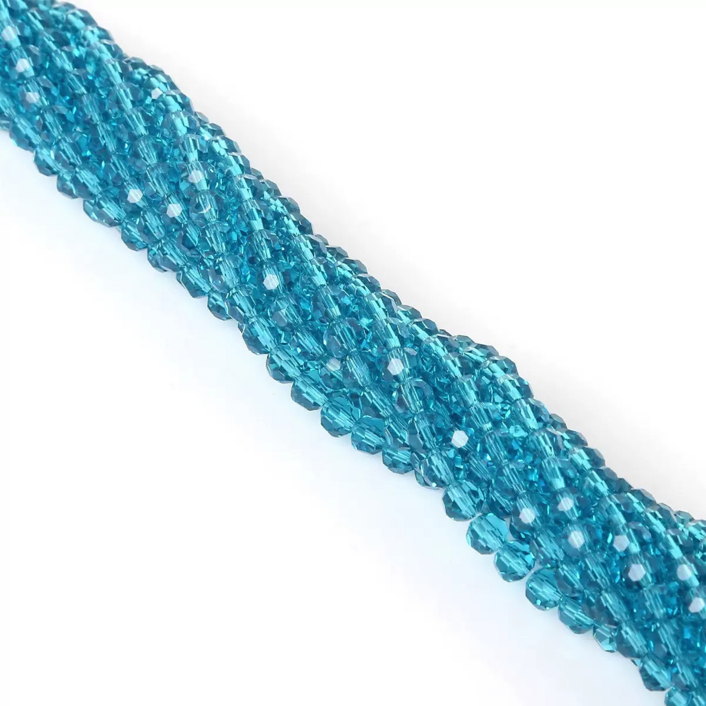 【L07】DIY Beads | 4mm Faceted Spinel Glass Crystal Round Beads | Jewelry Making Supplies