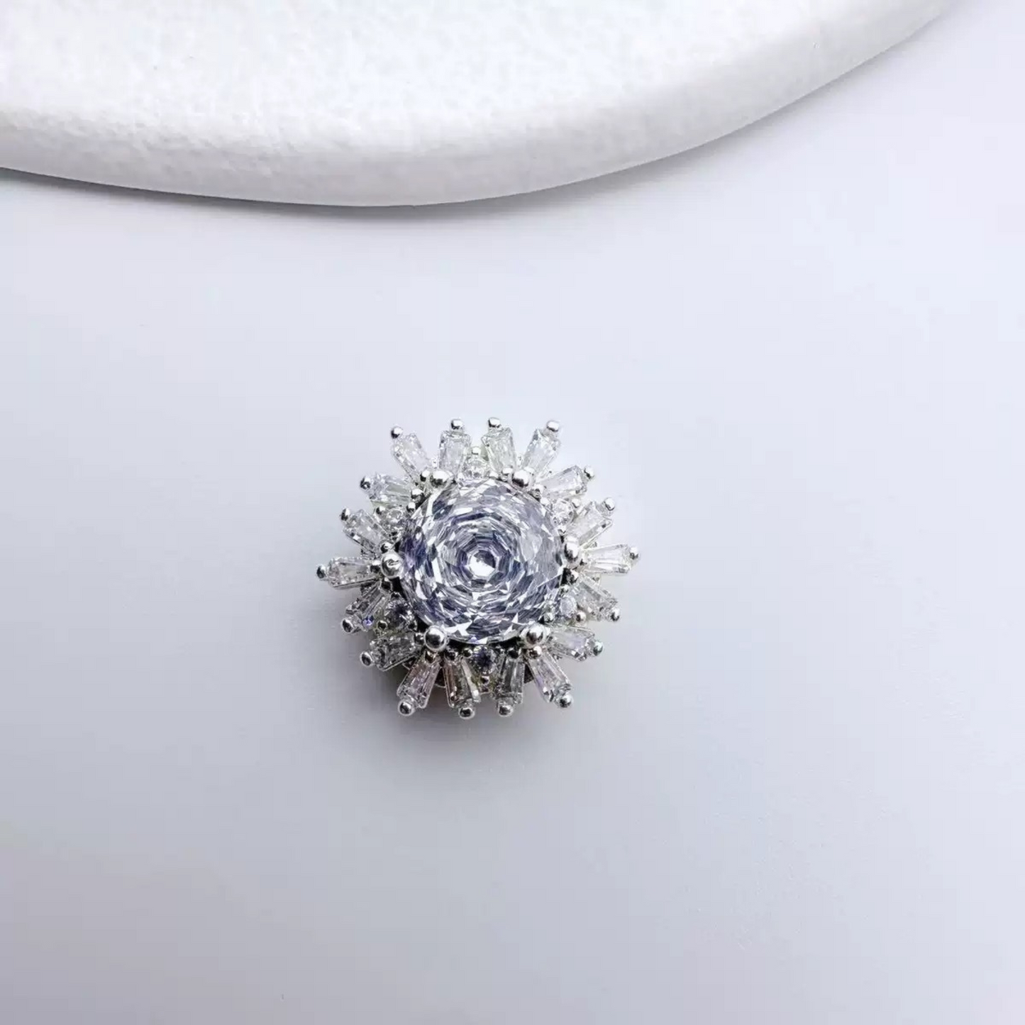 【No.111】DIY Ring Kit – Snowfall | Pearls & Rose-Cut Zircon Accent with Full Tutorial