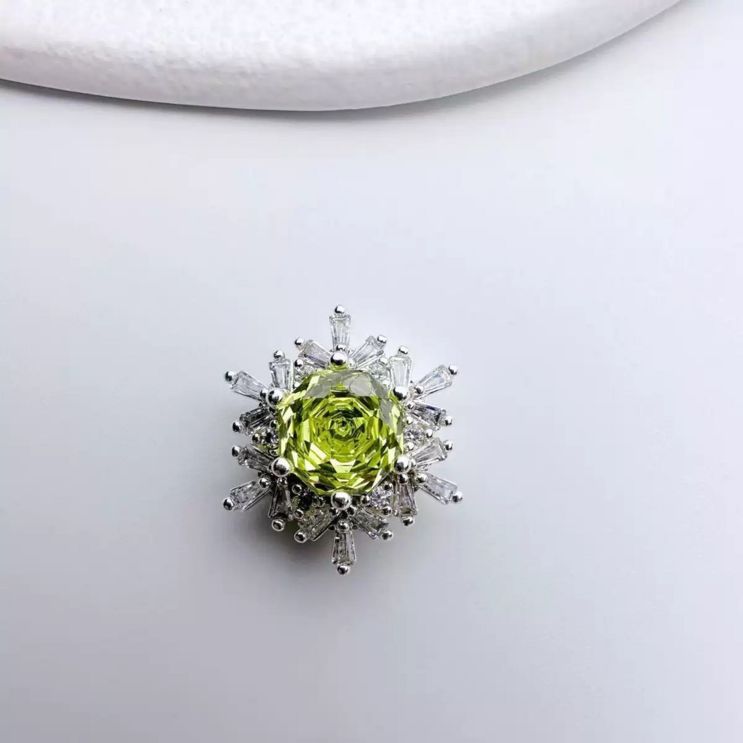 【No.111】DIY Ring Kit – Snowfall | Pearls & Rose-Cut Zircon Accent with Full Tutorial