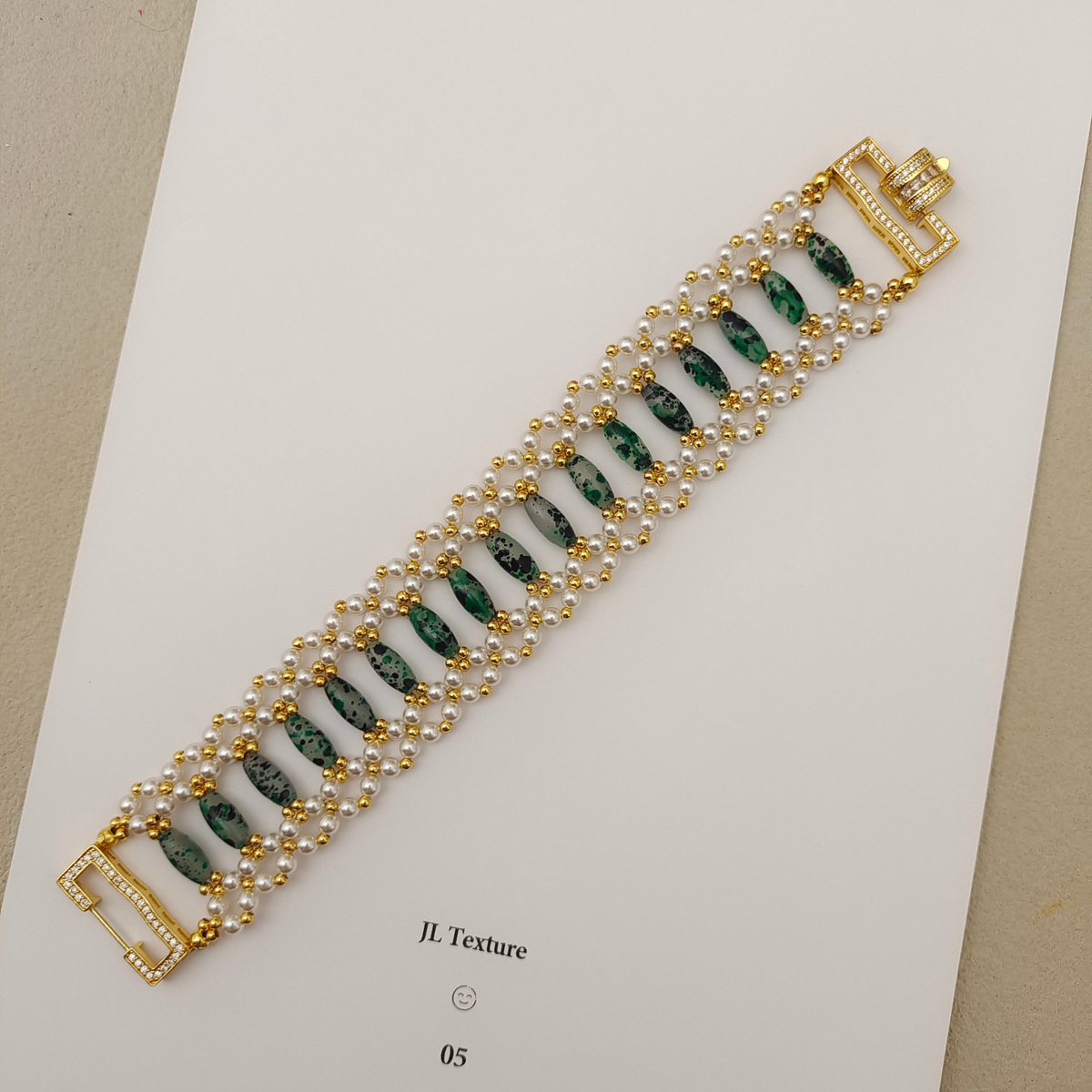 DIY Pearl Bracelet Making Kit – Rice Beads & Pearls & Zircon Beads Gif for Her | iFCraftorium Kit #325 iFCraftorium