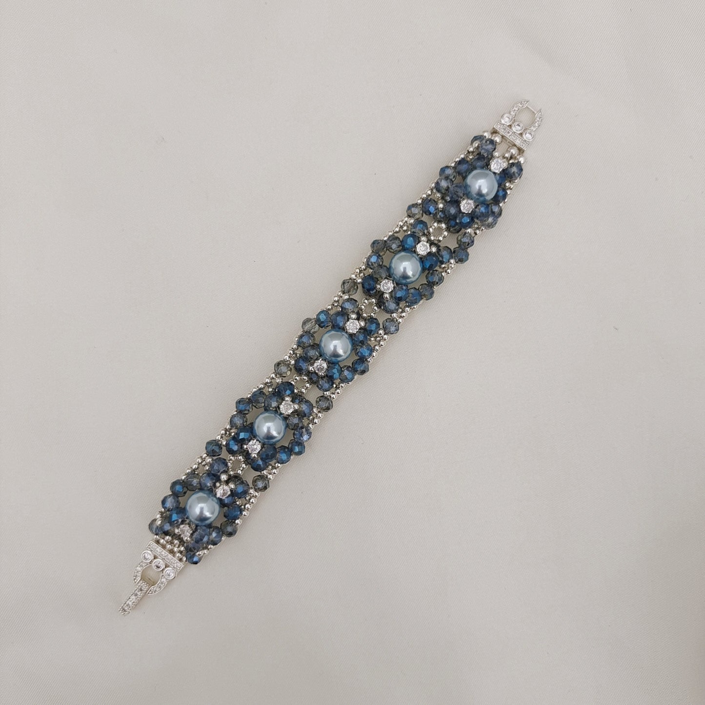 【No.169】Handmade Bracelet Seven Stars Pearl DIY Kit | Beaded Bracelet Making Materials with Tutorial