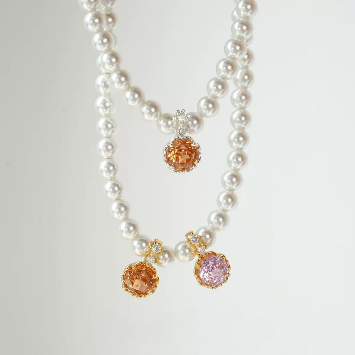 【B22】1PCS Rose-Cut Flower Clasp & Pendant | Dual Use | High-Gloss Copper DIY Jewelry Connector | 6 Colors