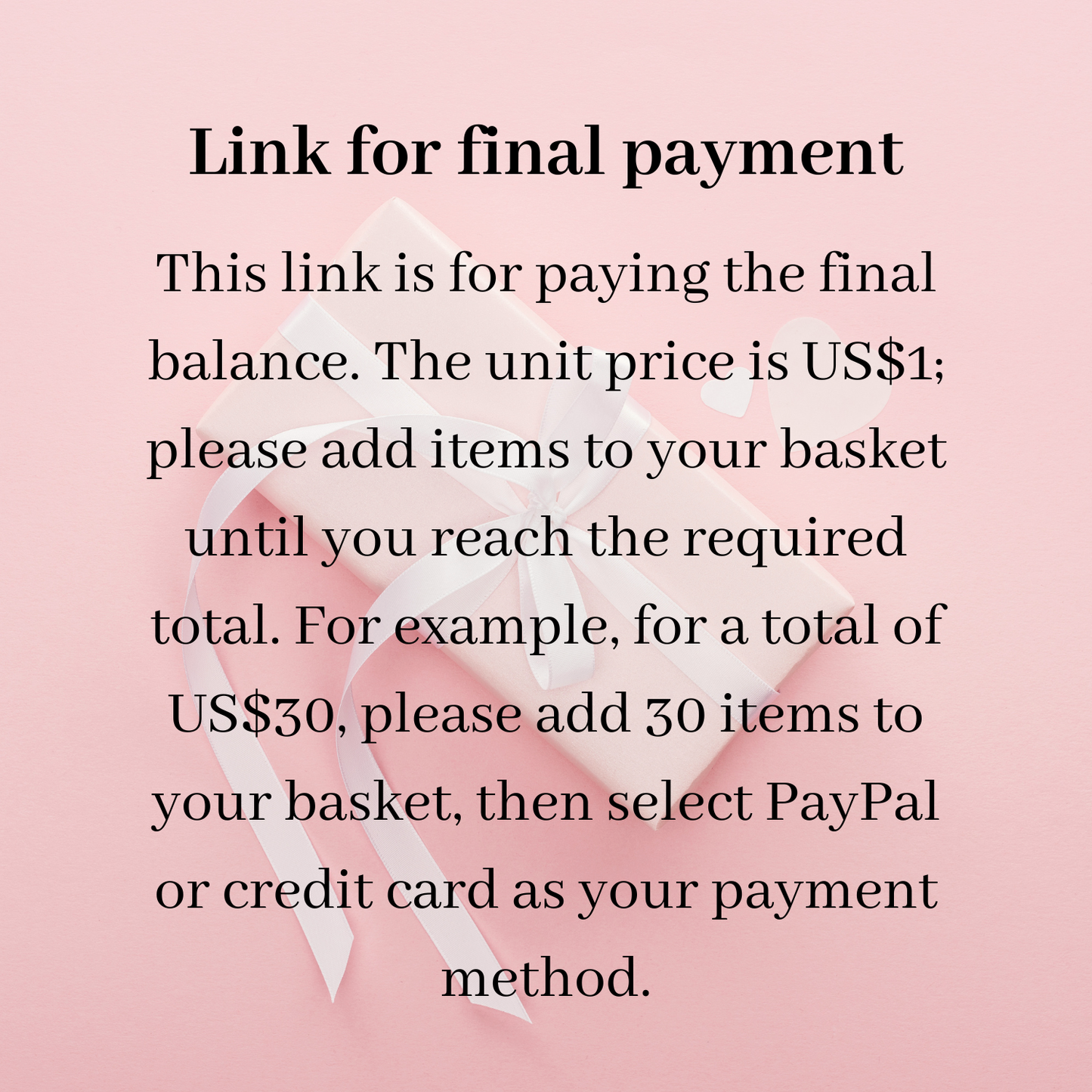 Quick Payment Link – DIY Bracelet Kit Checkout for TikTok Live iFCraftorium