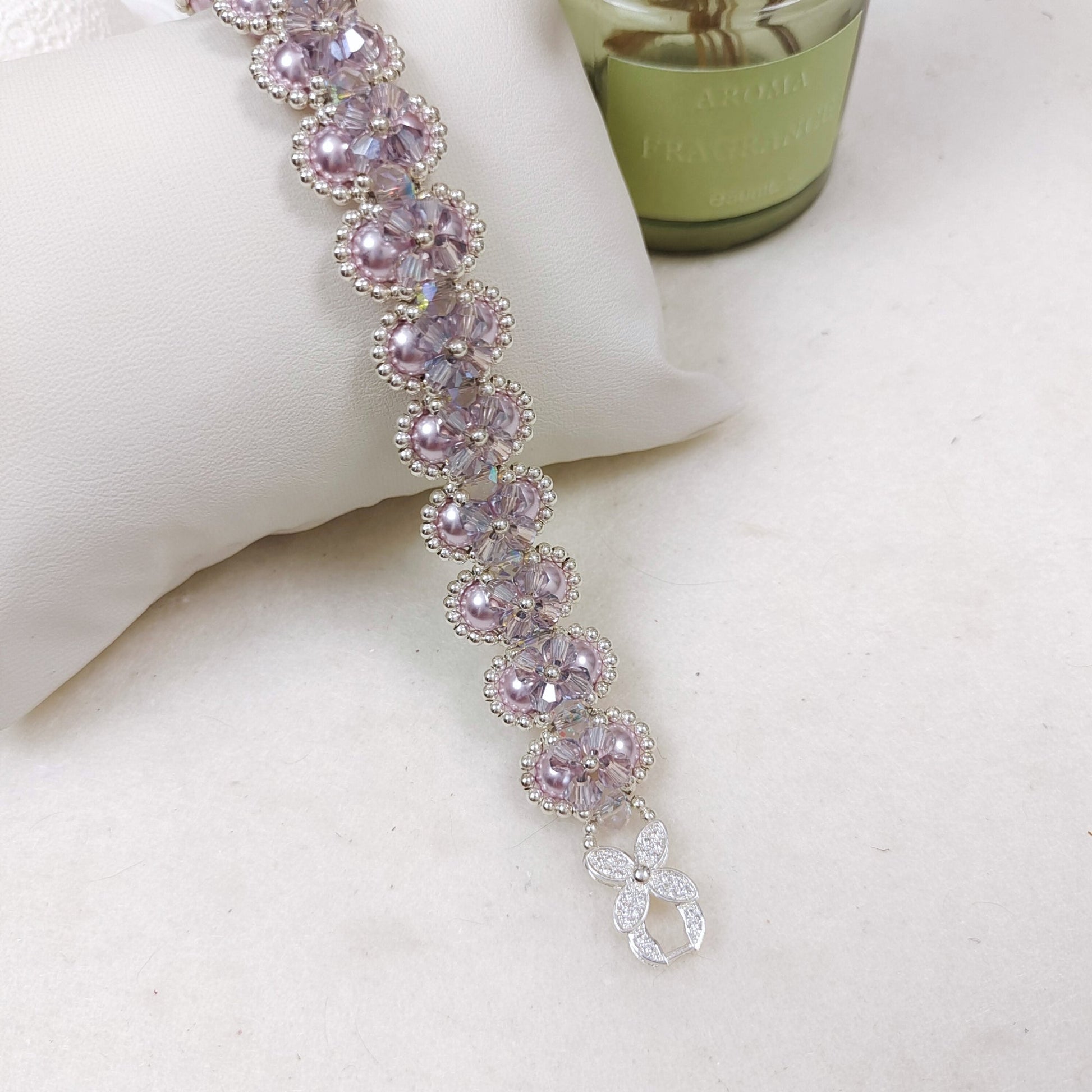 【No.133】DIY Beading Kit – Rome Dance Pearl Bracelet | Complete Jewelry Making Set with Tutorial | Make a Bracelet Kit iFCraftorium