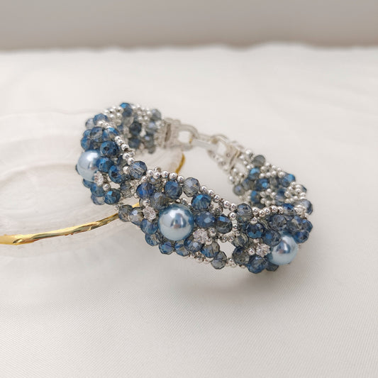 【No.169】Handmade Bracelet Seven Stars Pearl DIY Kit | Beaded Bracelet Making Materials with Tutorial