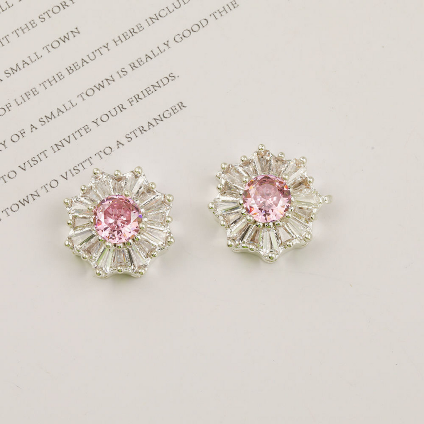 【S07】1PCS Snowflake CZ Spacer Beads – Sparkling Crystal Charms, Gold/Silver-Plated, for DIY Bracelets & Jewelry Making