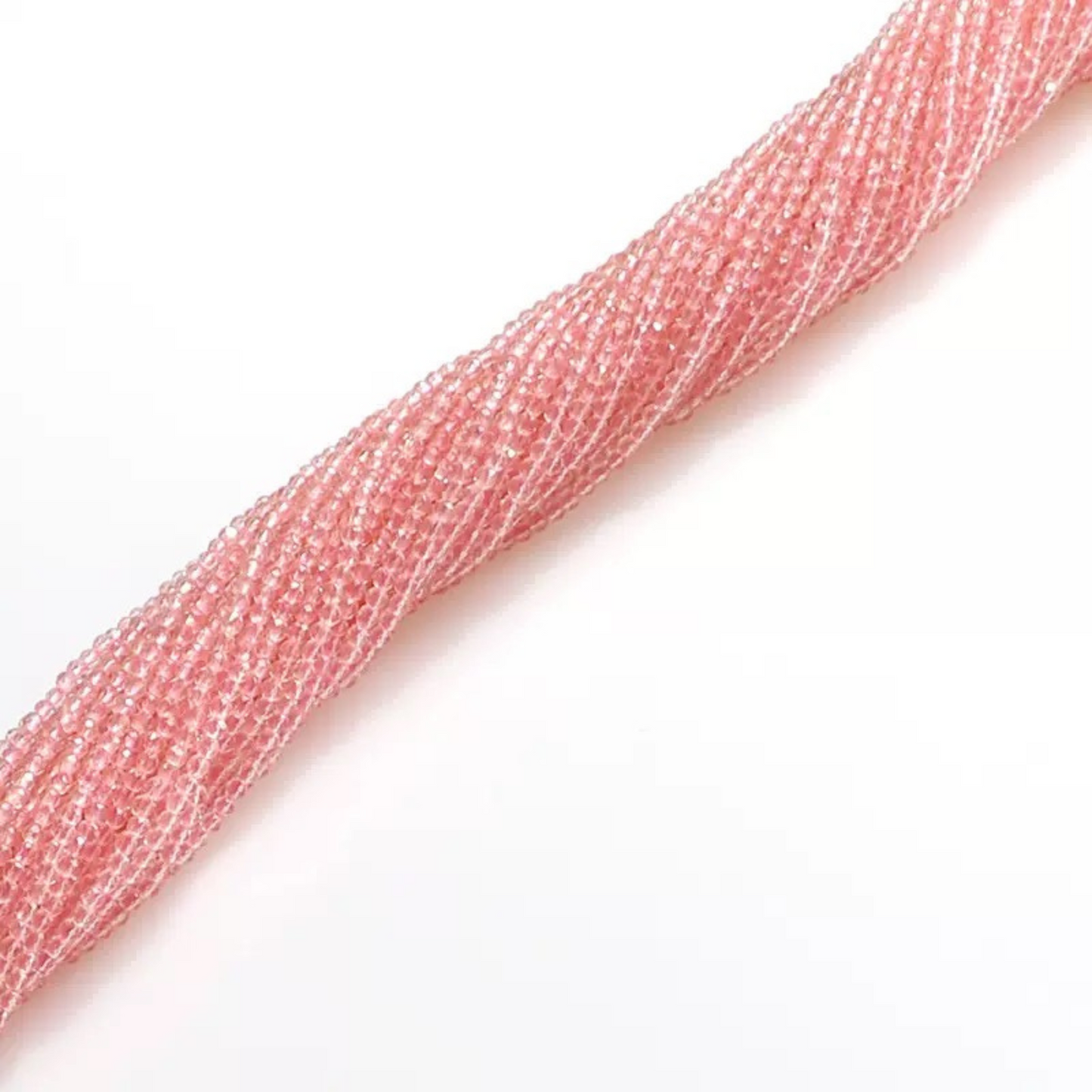 【L07】DIY Beads | 4mm Faceted Spinel Glass Crystal Round Beads | Jewelry Making Supplies