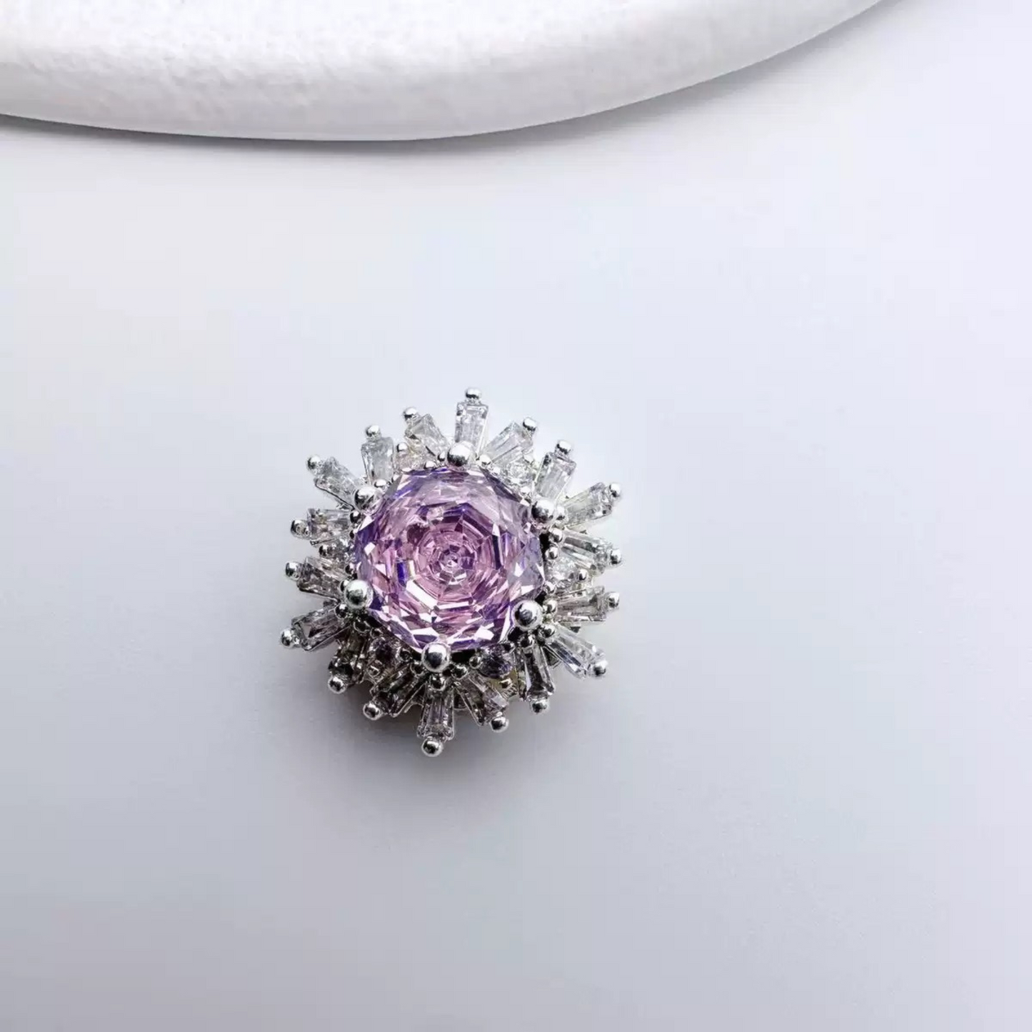 【No.111】DIY Ring Kit – Snowfall | Pearls & Rose-Cut Zircon Accent with Full Tutorial
