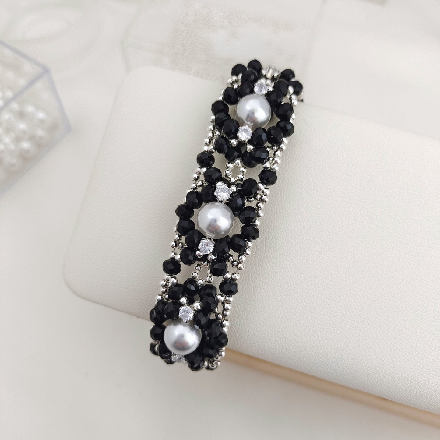 【No.169】Handmade Bracelet Seven Stars Pearl DIY Kit | Beaded Bracelet Making Materials with Tutorial