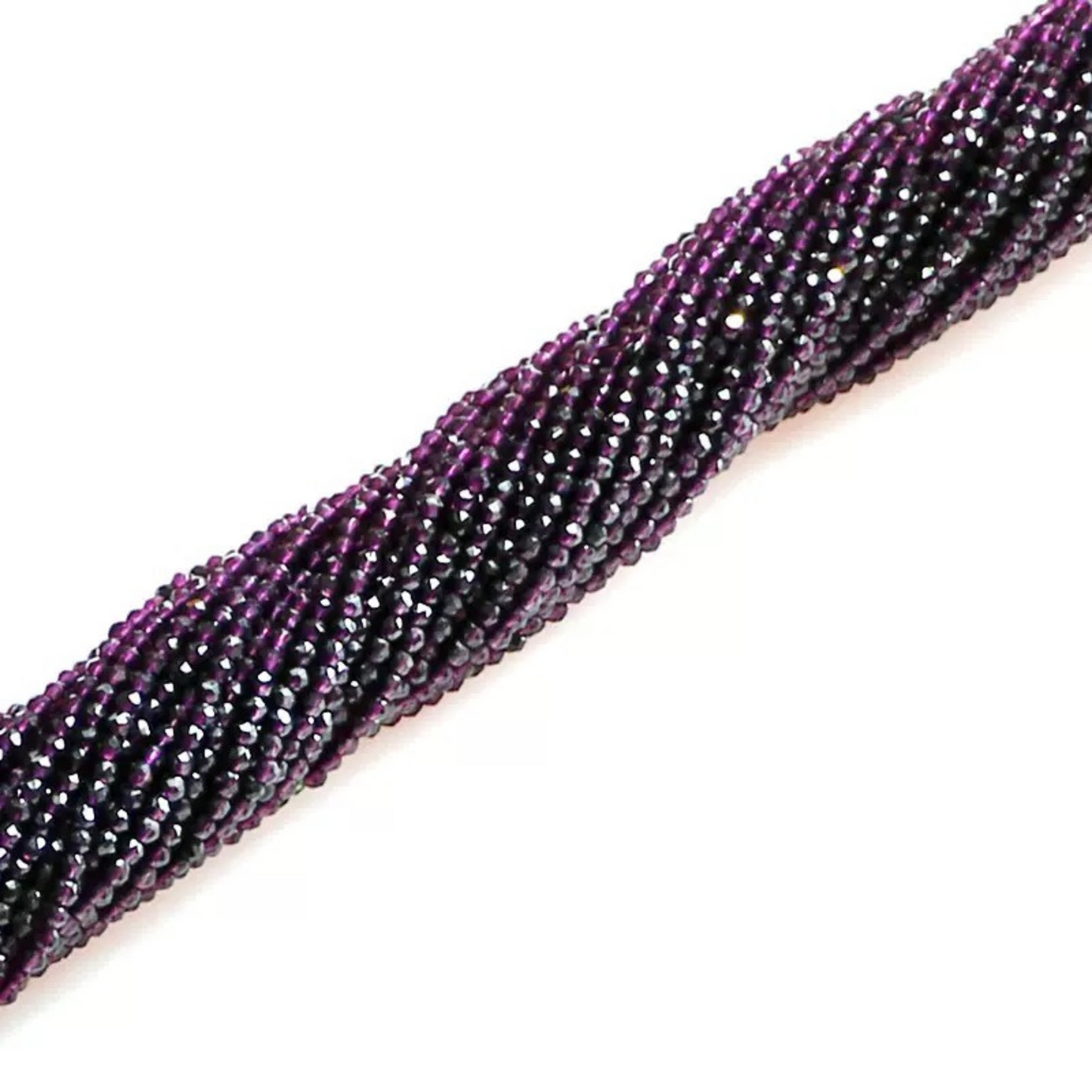 【L07】DIY Beads | 4mm Faceted Spinel Glass Crystal Round Beads | Jewelry Making Supplies