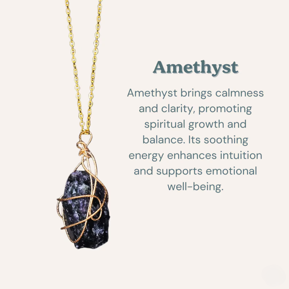 amethyst necklace