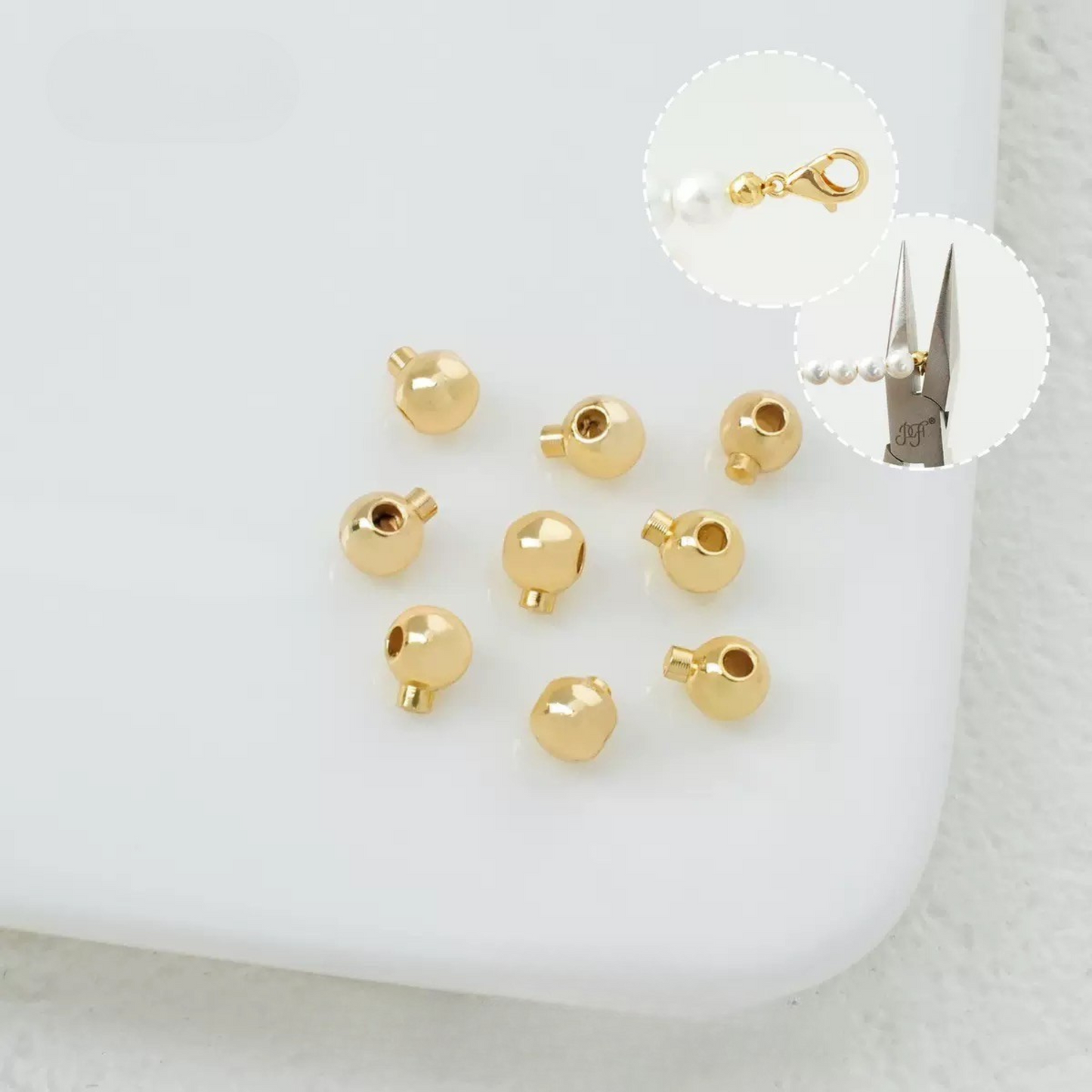 gold lollipop clasp for handmade jewelry