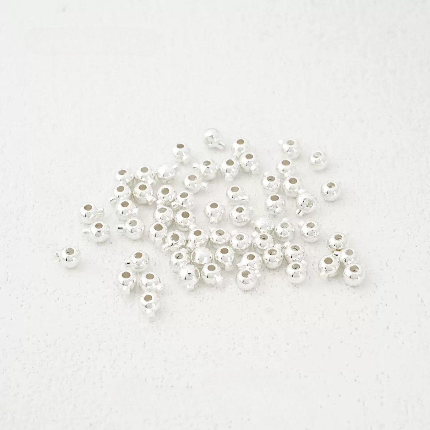 Silver lollipop accessory for beading crafts