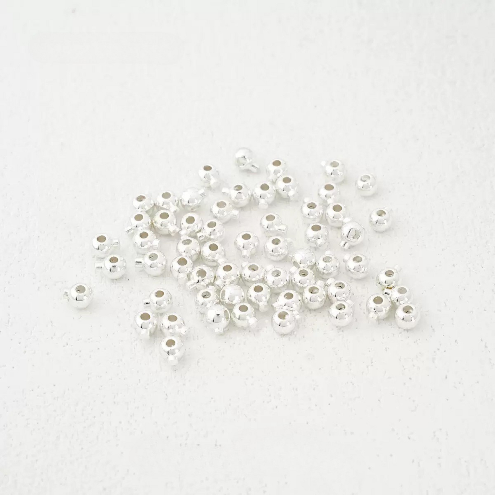 Silver lollipop accessory for beading crafts