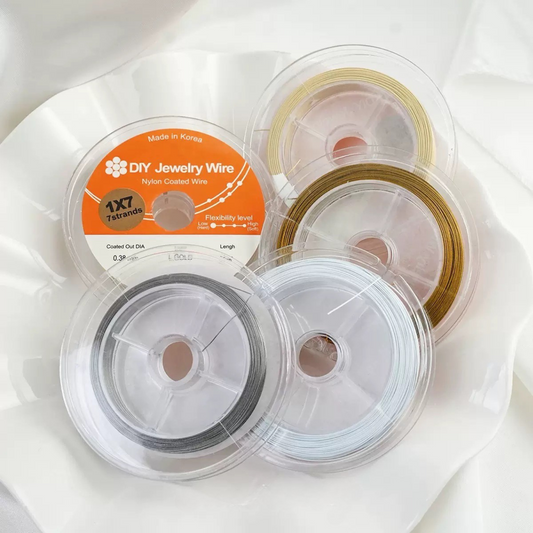 Front and Back View of Soft Steel Wire