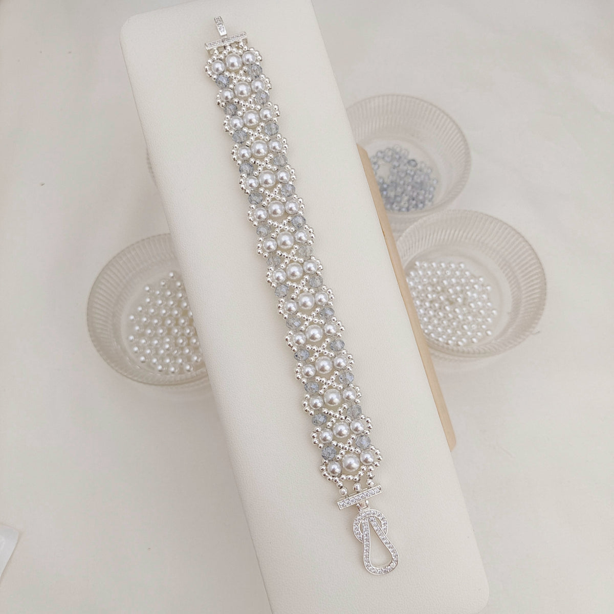 jewelry clasp and supplies for DIY bracelet kit