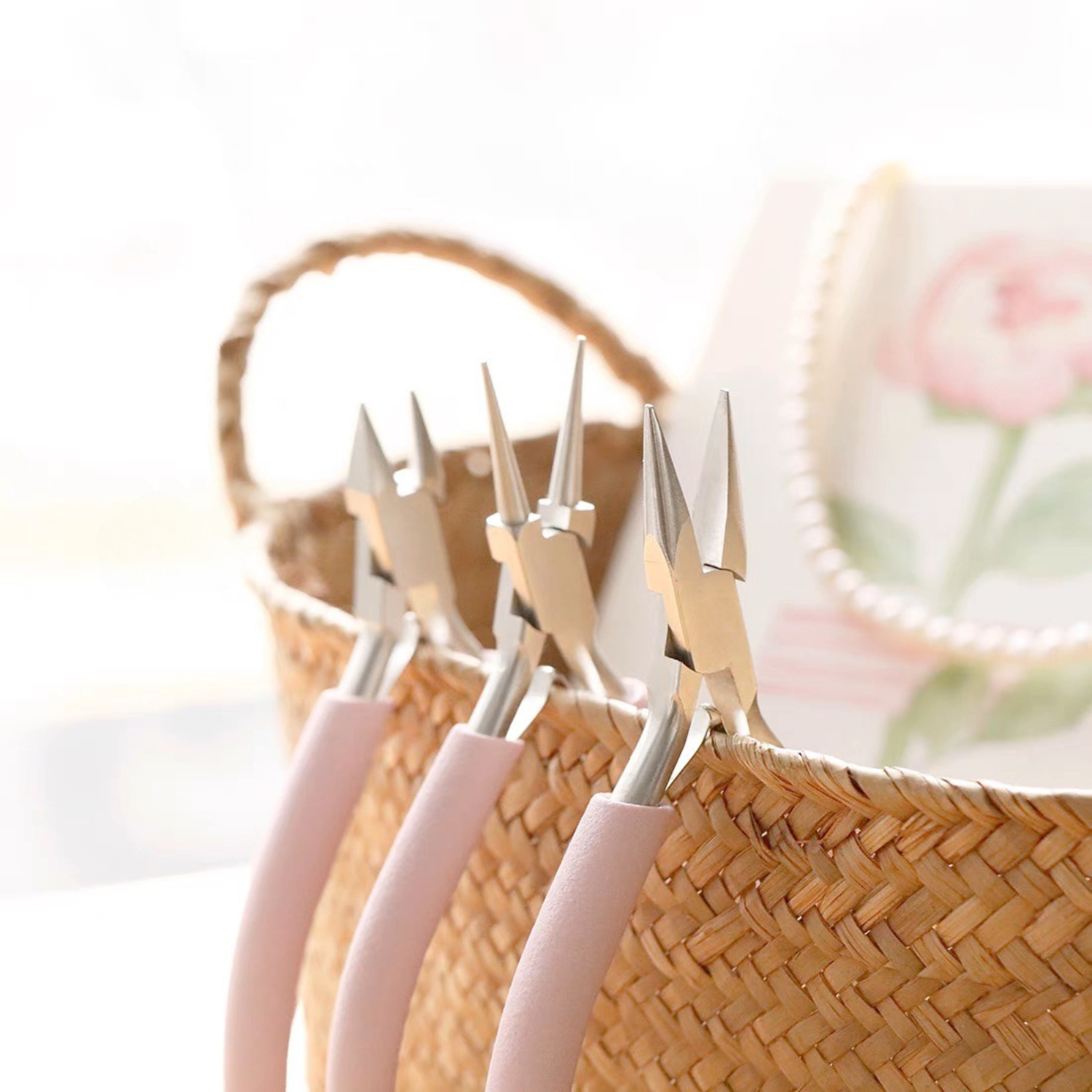 Handmade beading tools display_pliers