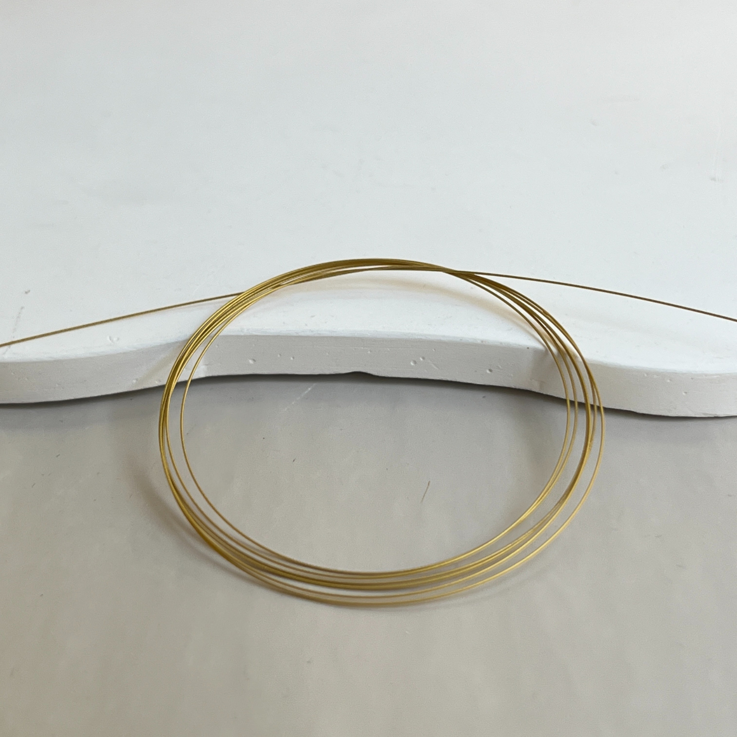 Small bundle of soft gold craft wire – ideal for jewelry making, beading, and wire wrapping projects